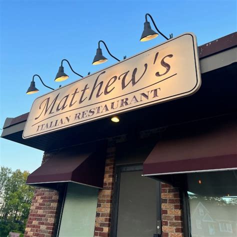 Matthews in clifton - Matthew's Italian Restaurant, 1131 Bloomfield Ave, Clifton, NJ 07012, Mon - 12:00 pm - 9:30 pm, Tue - 12:00 pm - 9:30 pm, Wed - 12:00 pm - 9:30 pm, Thu - 12:00 pm - 9:30 pm, Fri - 12:00 pm - 10:00 pm, Sat - 12:00 pm - 10:00 pm, Sun - 12:00 pm - 9:00 pm